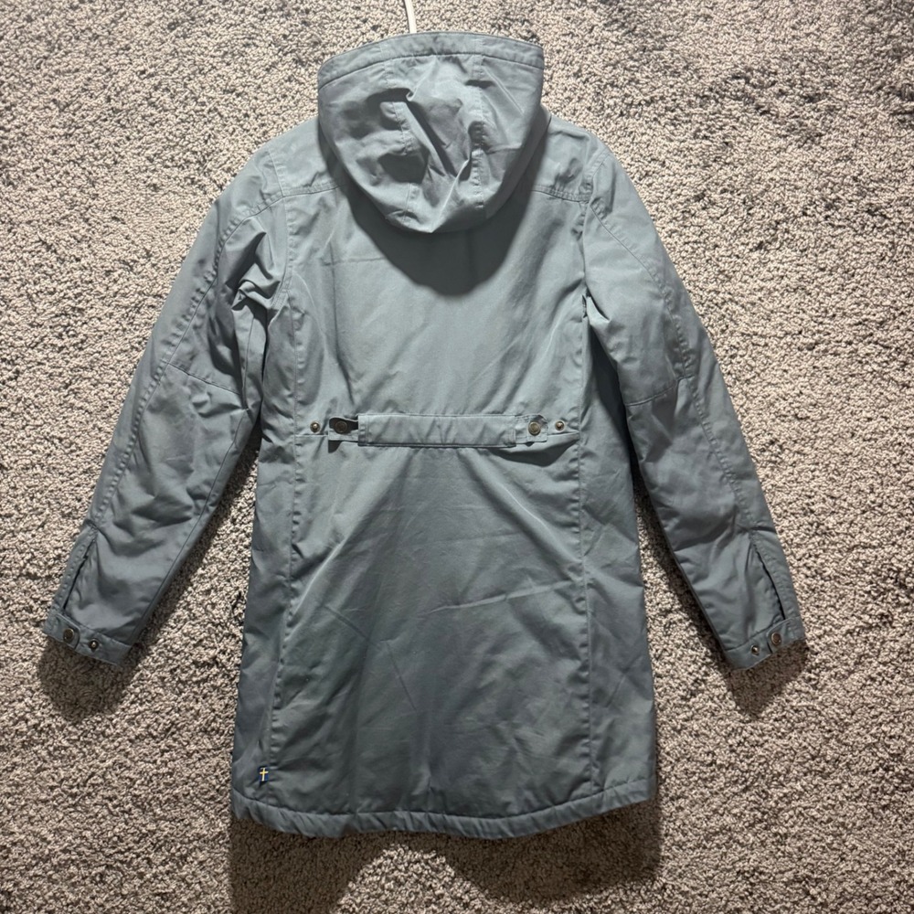 Fjallraven Kiruna Padded Parka Women S Blue Excellent G-1000 Insulated - Picture 3 of 7